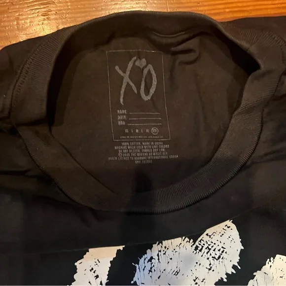 The Weeknd XO After Hours Tour Black & White T-Shirt Official Merchandise XXL - Picture 3 of 4